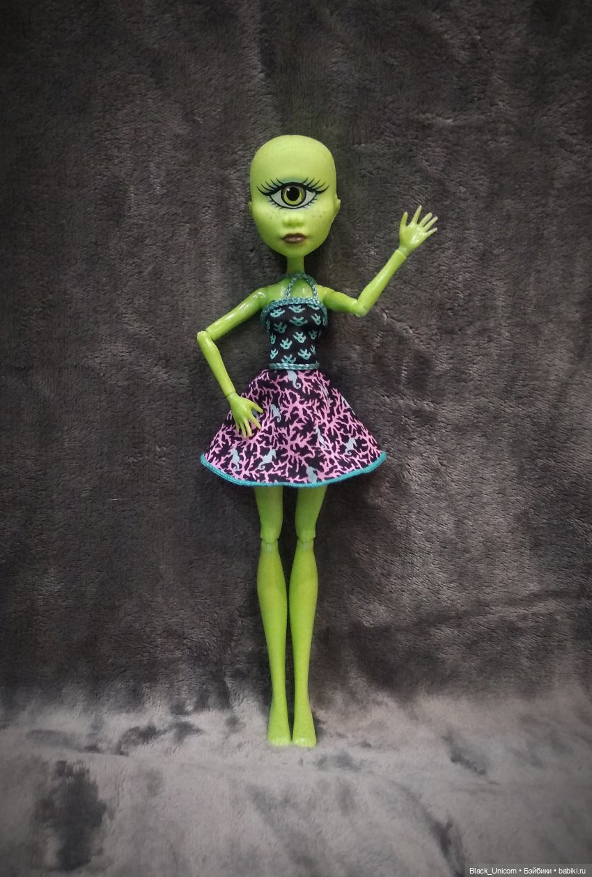 Циклоп Оливка — Реставрация и преображение кукол: ремонт