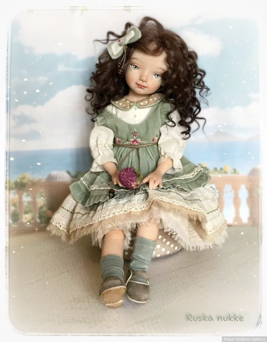 Кукла будуарная, мастерская Ruska nukke, рост 28 см