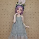 Полыневое платье для BJD 1/5