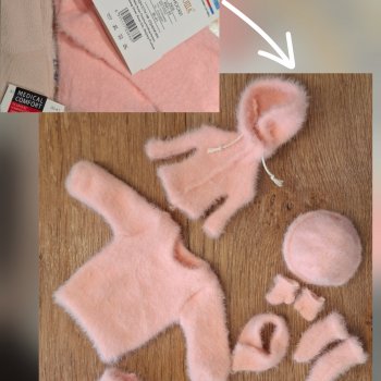 Шьем из пушистых носков