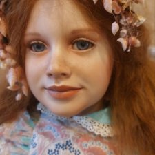 Изумительная фарфоровая кукла от Steve&Angela Clark.