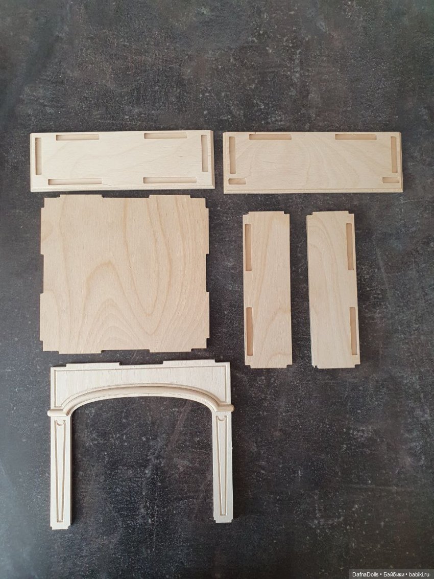 Кукольный камин и румбокс (начало)