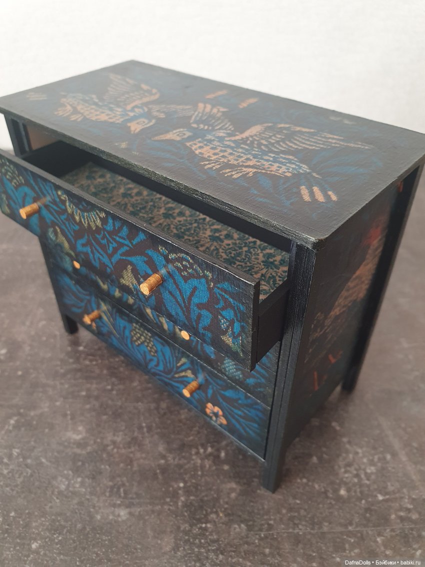 Кукольный комод 1:6 — Мебель для кукол и домиков: фото (фото 3)