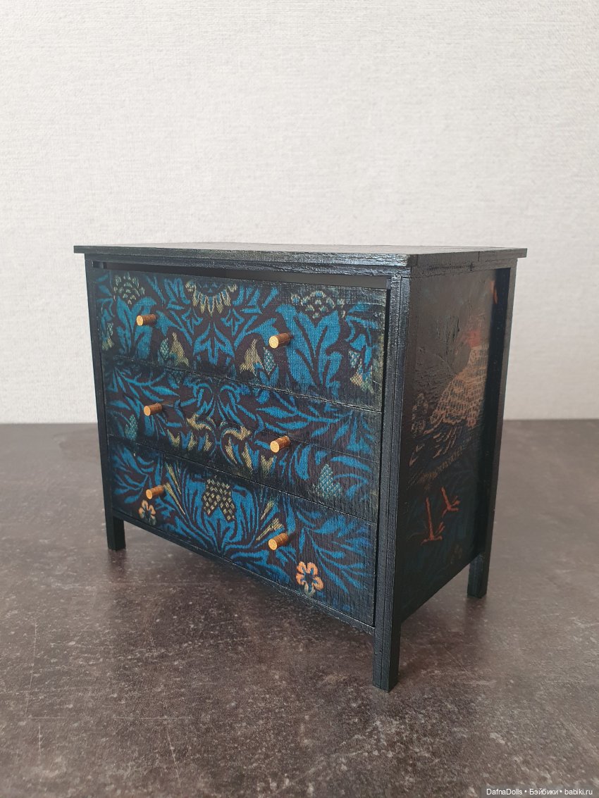 Кукольный комод 1:6 — Мебель для кукол и домиков: фото (фото 2)