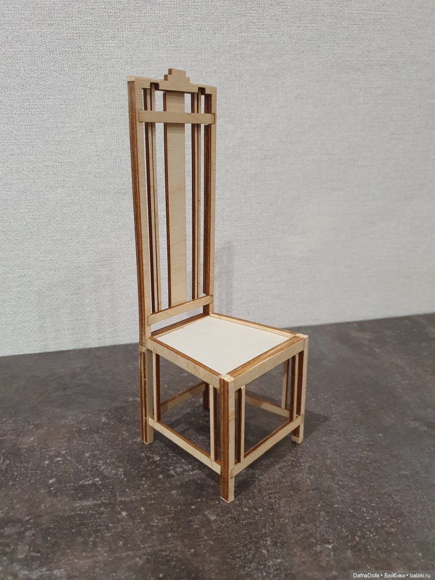 Что сделать из обрезков фанеры? Конечно набор мебели для кабинета (фото 5)