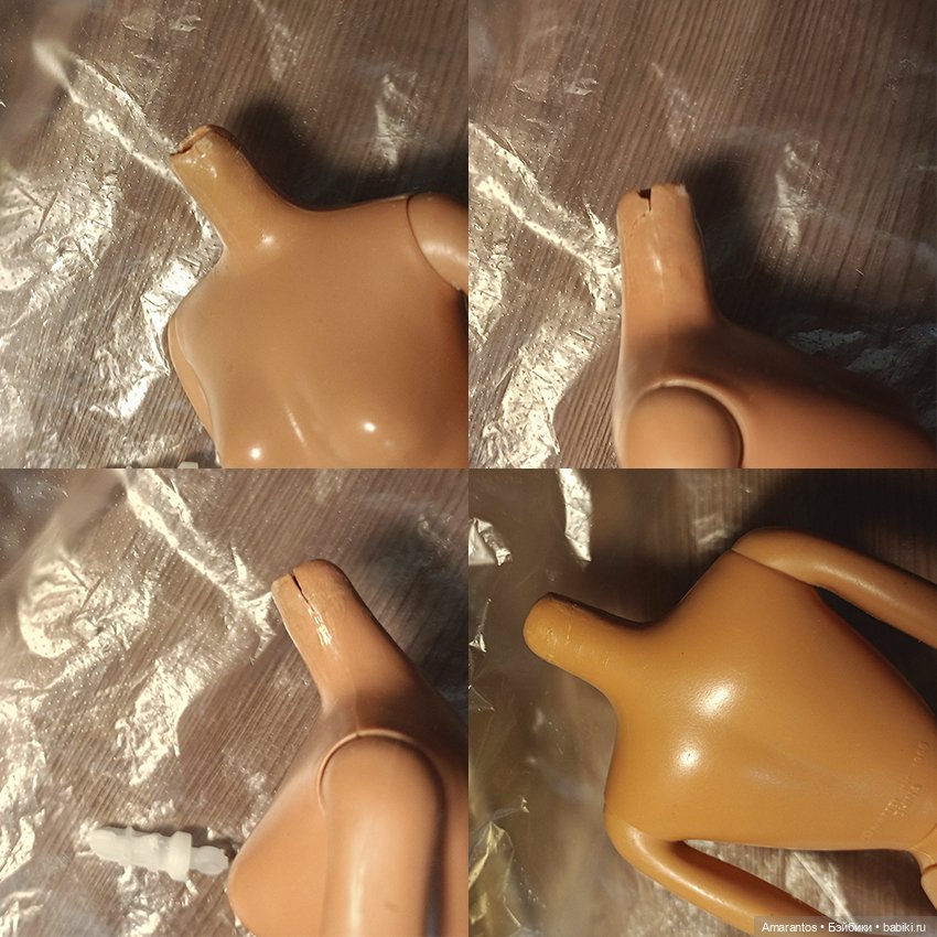 Преображение неизвестной — Реставрация и преображение кукол: ремонт (фото 4)