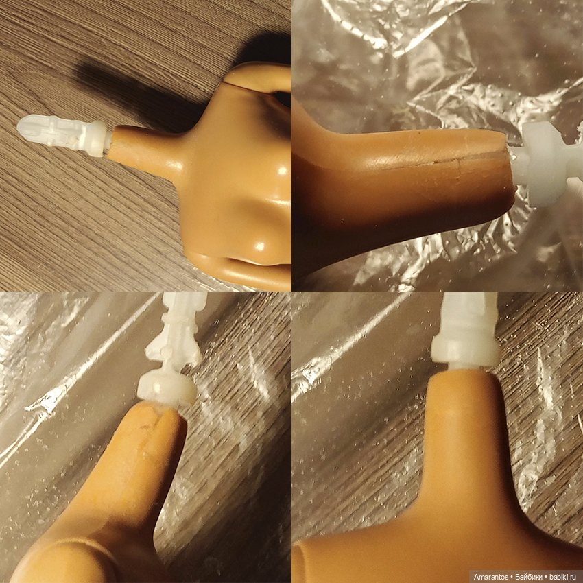 Преображение неизвестной — Реставрация и преображение кукол: ремонт (фото 7)