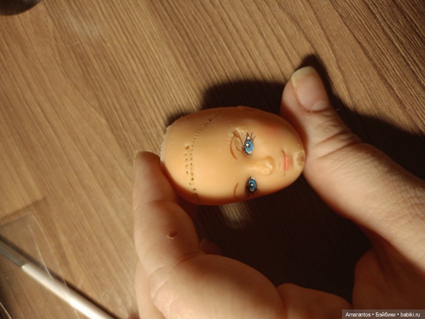 Попытка спасения Венди — Реставрация и преображение кукол: ремонт (фото 2)