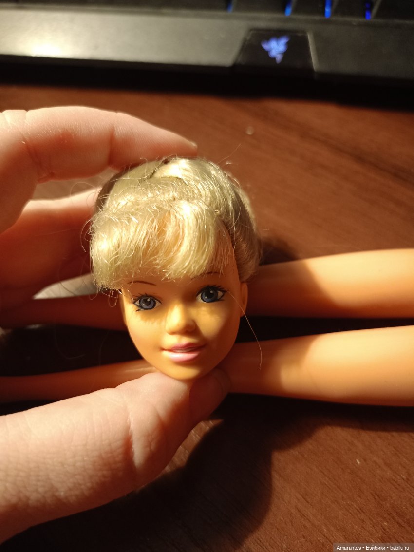 Улов под реставрацию — Реставрация и преображение кукол: ремонт (фото 5)