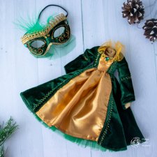 Карнавальное платье с маской для куклы Блайз