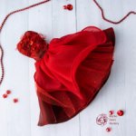 Красное коктейльное платье для Integrity Toys