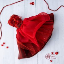 Красное коктейльное платье для Integrity Toys