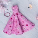 Розовое цветочное платье для Момоко, Блайз
