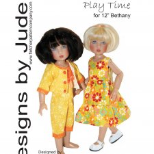 Выкройка PDF в натуральную величину / комбинезон, жакет и платье для куклы Бетани Киш 30 см