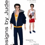 Выкройка PDF в натуральную величину / спортивная одежда для куклы Кен (Mattel)