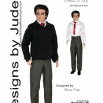 Выкройка PDF в натуральную величину / мужская одежда для куклы Кен (Mattel)