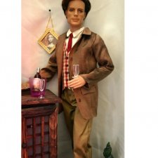 Выкройка PDF в натуральную величину / Джентльменский костюм для кукол Тоннер 43-44 см