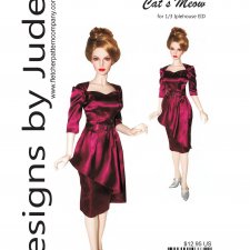 Выкройка PDF в натуральную величину / платье для куклы Иплхаус 1/3 EID BJD 65 см