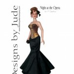 Выкройка PDF в натуральную величину / юбка и бюстье для куклы DeeAnna Denton (Тоннер) рост 43 см