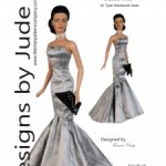 Выкройка PDF в натуральную величину / платье для куклы Тайлер Тоннер 40 см