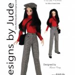 Выкройка PDF в натуральную величину / брюки, водолазка, кепка для куклы 1/3 BJD Smart Doll рост 60см