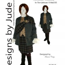 Выкройка PDF в натуральную величину / пиджак, жилет, килт для куклы Iplehouse 1/3 EID Male 70 см