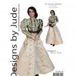 Выкройка PDF в натуральную величину / блузка и юбка для куклы 40 см Тоннер RTB101 и других похожих