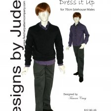 Выкройка PDF в натуральную величину / рубашка, джемпер, брюки для куклы Iplehouse 1/3 EID Male 70 см