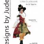 Выкройка PDF в натуральную величину / юбка, панталоны, блузка, платье для куклы Deja Vu Тоннер 40 см