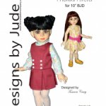 Выкройки PDF в натуральную величину / одежда для кукол Berdine Creedy BJD 25 см