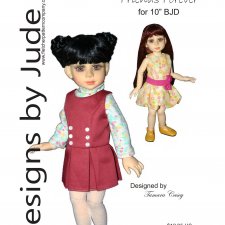 Выкройки PDF в натуральную величину / одежда для кукол Berdine Creedy BJD 25 см