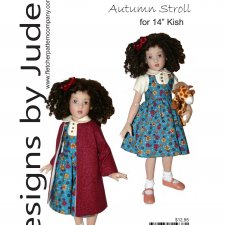 Выкройки PDF в натуральную величину / одежда для кукол Chrysalis Хелен Киш рост 35 см (14 дюймов)