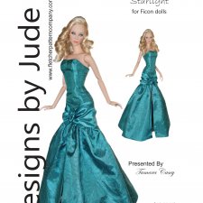 Выкройки PDF в натуральную величину / одежда для кукол Фикон Ficon Dolls, рост 40 см