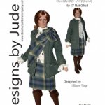 Выкройка PDF в натуральную величину /исторический свадебный мужской наряд для кукол Мэтт Тоннер 43см