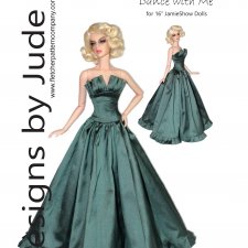 Выкройки PDF в натуральную величину / одежда для кукол JamieShow dolls, рост 40 см