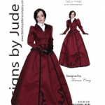 Выкройка PDF в натуральную величину / прогулочный костюм 1890-х годов для кукол Тоннер Tonner 41 см