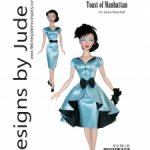 Выкройка PDF в натуральную величину /платье и съемная юбка для куклы Джин Маршалл Gene Marshall 40см