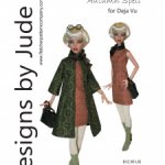 Выкройка PDF в натуральную величину / пальто А-силуэта, платье, чулки для куклы Deja Vu Тоннер 40 см