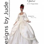 Выкройка PDF в натуральную величину / платье в викторианском стиле для куклы Integrity Поппи Паркер