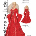 Выкройки PDF в натуральную величину / одежда для кукол Барби Силкстоун Silkstone Barbie Mattel