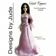 Выкройки PDF в натуральную величину для кукол Evangeline Ghastly vinyl Эванджелин Тоннер Tonner рост