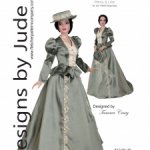 Выкройка PDF в натуральную величину / прогулочный костюм для кукол Тоннер Tonner ростом 40-41 см