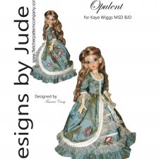 Выкройки PDF для кукол в натуральную величину / одежда для Kaye Wiggs MSD BJD Кайе Виггс рост 46 см
