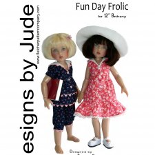 Выкройки PDF в натуральную величину / одежда для кукол Helen Kish, Bethany Хелен Киш Бетани 30 см