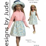 Выкройки для кукол в формате PDF в натуральную величину / одежда для Марли / Агнес Тоннер 30 см