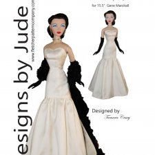 Выкройки для кукол в формате PDF в натуральную величину / одежда для Джин Маршалл Gene Marshall 40см