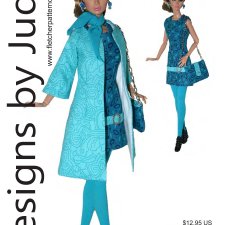 Выкройки для кукол в формате PDF в натуральную величину / одежда для Poppy Parker Поппи Паркер