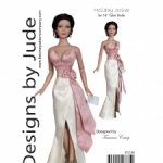 Выкройка PDF в натуральную величину / праздничное вечернее платье для кукол Тайлер Тоннер 40 см