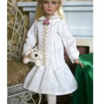 Выкройка PDF в натуральную величину / платья и колготки для кукол Марли, Агнес, Дороти Тоннер 30 см