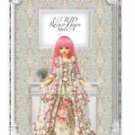 Выкройка платья в стиле Рококо для кукол 1/3 BJD (50-60 см); формат PDF в натуральную величину